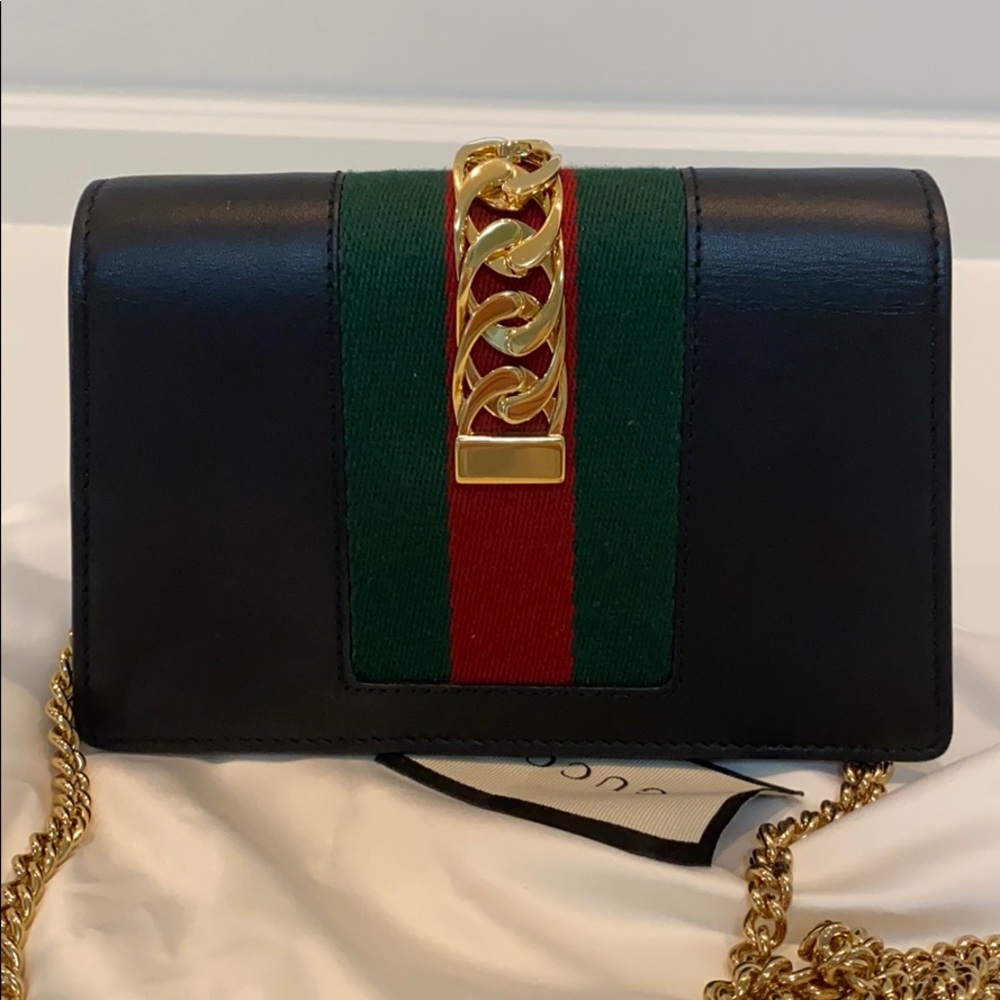 ❌SOLD❌Gucci - Sylvie leather super mini bag - Picture 7 of 10